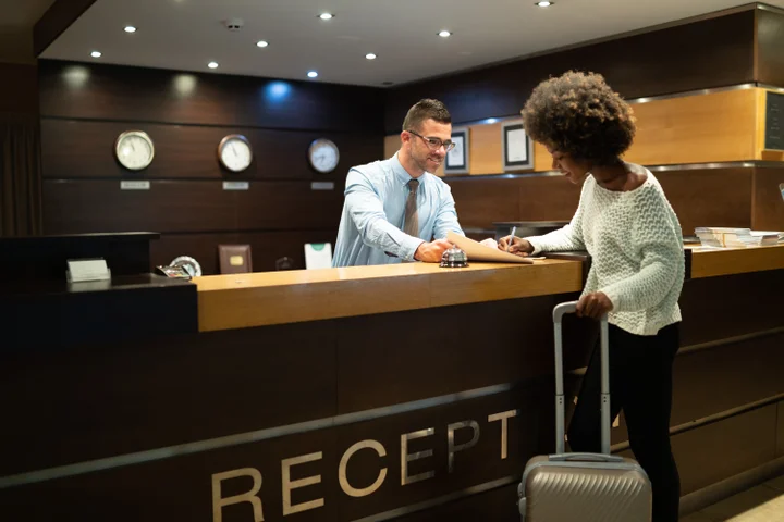 Booking a hotel room ??